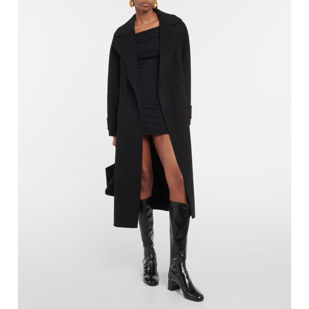 WARDROBE.NYC Off The Shoulder Mini Dress in Black Small New Womens Stretchy - Picture 11 of 16